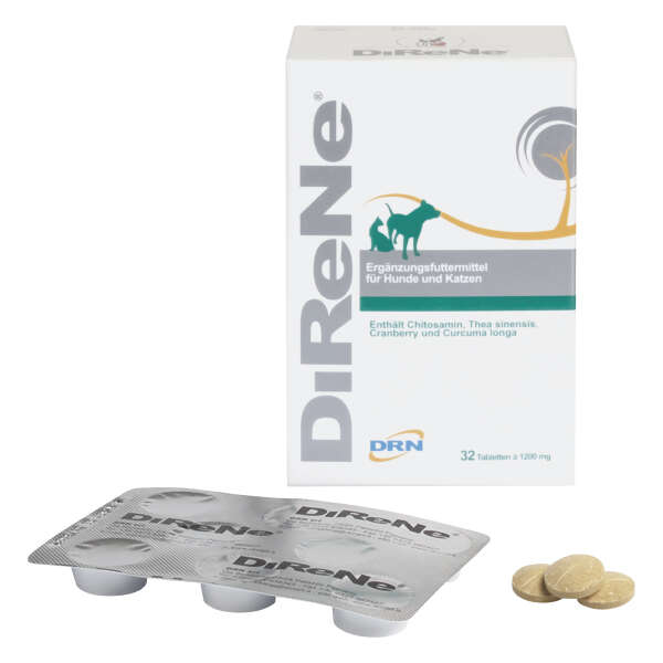 Livisto DiReNe Tabletten, Ergänzungsfuttermittel für Hunde und Katzen